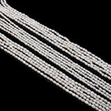 Freshwater Pearl Rice-shaped Loose Beads 36cm for DIY Jewelry