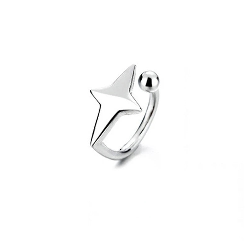 Charming Line Zircon Clip On Earrings Ear Cuff No Piercing Jewelry