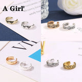 Punk Stylish Ear Clip for Women with Micro Paved Personality