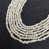 3-4mm Freshwater Pearls Needle Beads Jewelry DIY