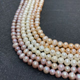 4-10mm Natural Freshwater Pearls Potato Shape Beads Jewelry Making DIY