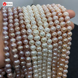 4-10mm Natural Freshwater Pearls Potato Shape Beads Jewelry Making DIY