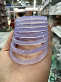 High Ice Violet Thin Strip Bracelet Natural Original Ecological Bangle