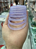High Ice Violet Thin Strip Bracelet Natural Original Ecological Bangle