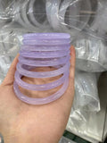High Ice Violet Thin Strip Bracelet Natural Original Ecological Bangle