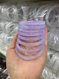 High Ice Violet Thin Strip Bracelet Natural Original Ecological Bangle