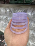 High Ice Violet Thin Strip Bracelet Natural Original Ecological Bangle