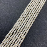 3-4mm Freshwater Pearl Flat Beads DIY Jewelry Charms