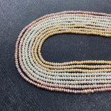 3-4mm Freshwater Pearl Flat Beads DIY Jewelry Charms