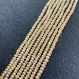 3-4mm Freshwater Pearl Flat Beads DIY Jewelry Charms
