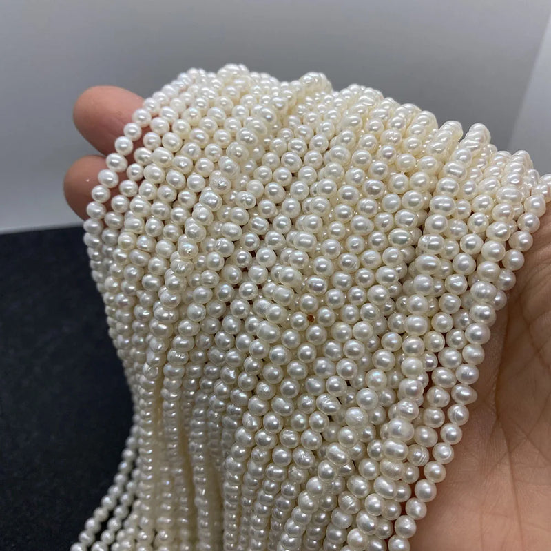 Freshwater Pearl Beads 2mm Potato Shape DIY Jewelry Making