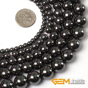 Hematite Beads Magnetic Stone DIY Jewelry Making 15inch