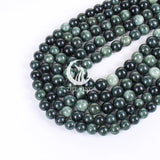 Natural Seraphinite Stone Beads Round Loose for DIY Bracelet
