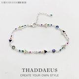 Paradise Journey Bracelet Colorful Link Chain Boho Jewelry Gift Women