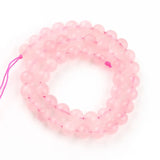 Madagascar Rose Quartz Round Beads 6-10mm Natural Stone 15 Inches