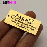 Mother's Place Charm Stainless Steel Pendant 10pcs