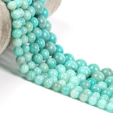 6/8/10mm Natural Amazonite Stone Beads Round Beads Diy Jewelry Making