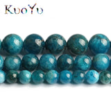 Apatite Gemstone Beads Round 15'' 6/8/10mm
