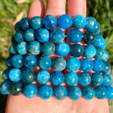 Apatite Stone Beads 6mm/8mm/10mm Round Loose Beads 15in
