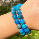 Apatite Stone Beads 6mm/8mm/10mm Round Loose Beads 15in