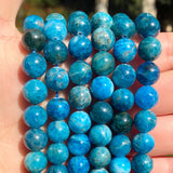 Apatite Stone Beads 6mm/8mm/10mm Round Loose Beads 15in
