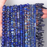 Natural Lapis Lazuli Irregular Stone Beads DIY Jewelry Making