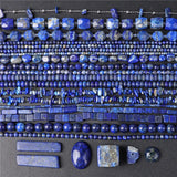 Natural Lapis Lazuli Irregular Stone Beads DIY Jewelry Making