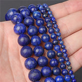 Natural Lapis Lazuli Irregular Stone Beads DIY Jewelry Making