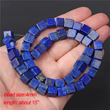 Natural Lapis Lazuli Irregular Stone Beads DIY Jewelry Making