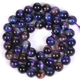 Natural Tiger Eye Stone Beads 6-10mm Round Loose Spacer Gem Beads