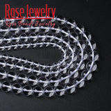 Natural Clear Crystal Quartz Beads Round Loose Beads Jewelry Making DIY 4-12mm