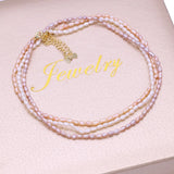 Freshwater Pearl Beads Necklace Small Pearls Choker