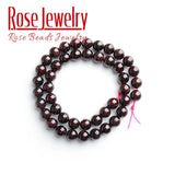 Dark Red Garnet Round Loose Stone Beads 4mm-12mm