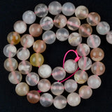Cherry Agates Stone Beads: Natural Gem Blossoms 6-12mm