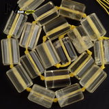 Faceted Citrine Crystal Beads Tube Shape 11*15mm