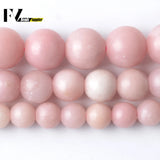 Natural Pink Opal Stone Beads Round Loose Spacer Beads 6/8/10mm
