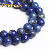 Lapis Lazuli Stone Beads Round Loose Beads 15'' 4/6/8/10/12mm