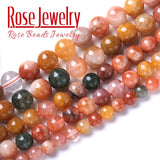 Colorful Rutilated Quartz Round Beads 15''