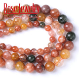 Colorful Rutilated Quartz Round Beads 15''