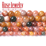 Colorful Rutilated Quartz Round Beads 15''