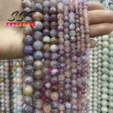 Pink Tourmaline Round Loose Beads 4-10mm 15''