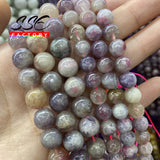Pink Tourmaline Round Loose Beads 4-10mm 15''
