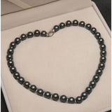 8mm Pink Shell Pearl Necklace DIY Hand Jewelry