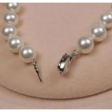8mm Pink Shell Pearl Necklace DIY Hand Jewelry