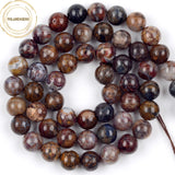 Petersite Smooth Round Beads for Jewelry Making 6-10mm