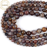 Petersite Smooth Round Beads for Jewelry Making 6-10mm