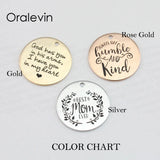 A PIECE OF MY HEART LIVES IN HEAVEN Memorial Pendant Charms Necklace