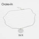 A PIECE OF MY HEART LIVES IN HEAVEN Memorial Pendant Charms Necklace