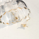 Japanese Cranes & Wind Girl 925 Silver Ear Cuffs