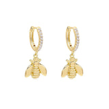 Crystal Zircon Punk Rock Animal Shaped Drop Earrings for Women